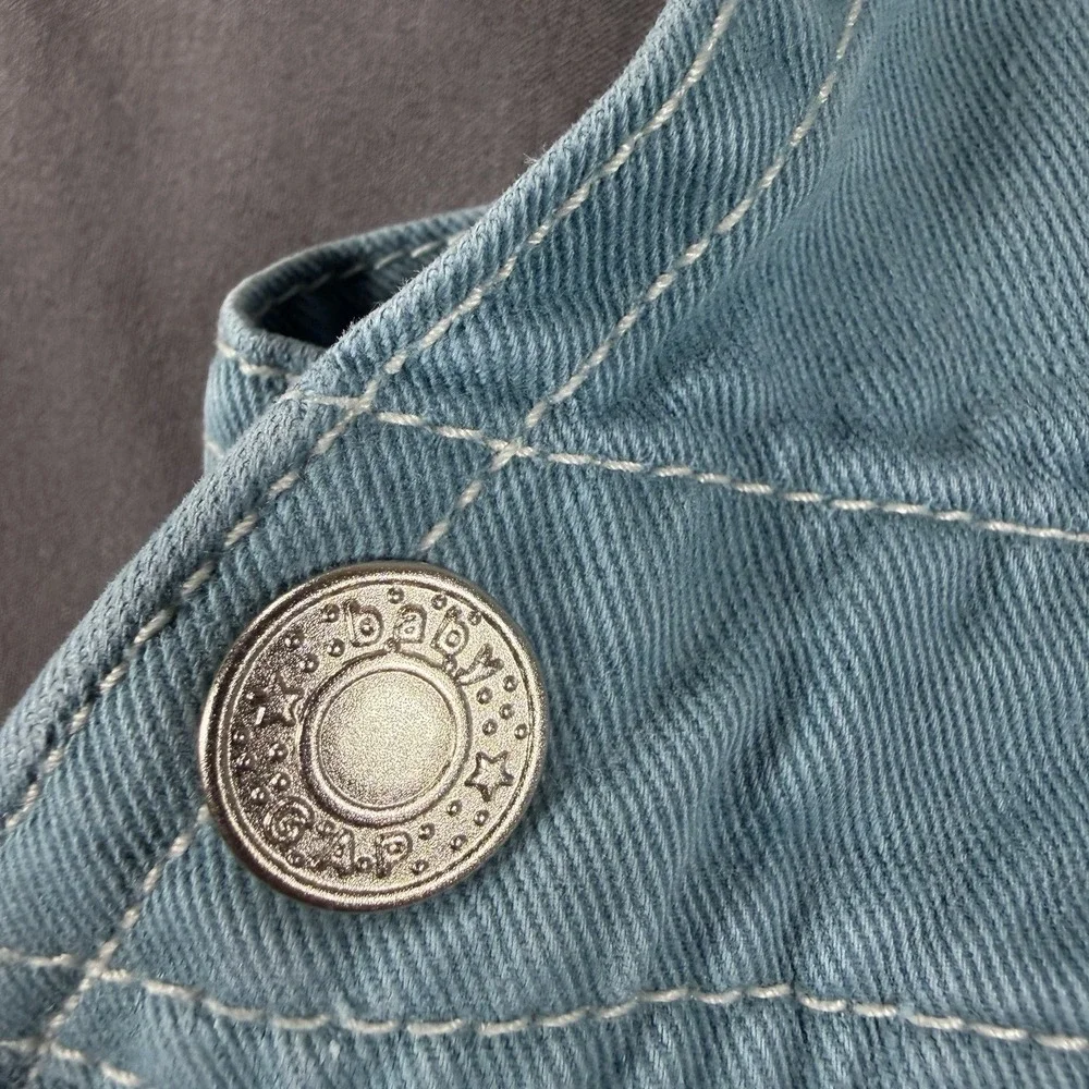 Vintage‎ GAP Overalls Shortall Baby Boy Size 9-12 Months Shorts Kids Light Blue